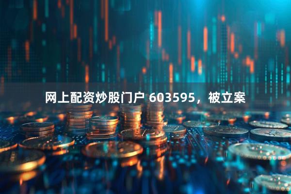 网上配资炒股门户 603595，被立案