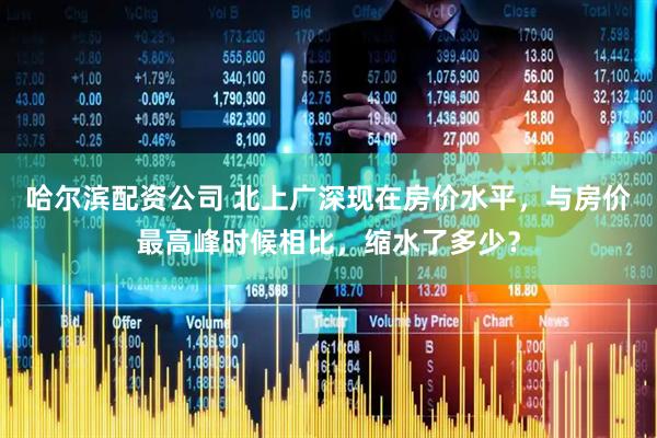 哈尔滨配资公司 北上广深现在房价水平，与房价最高峰时候相比，缩水了多少？
